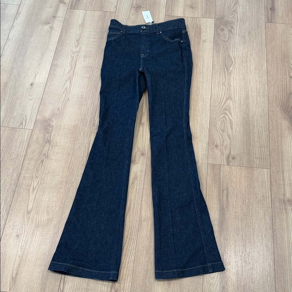 SPANX Indigo Wide Leg Jeans